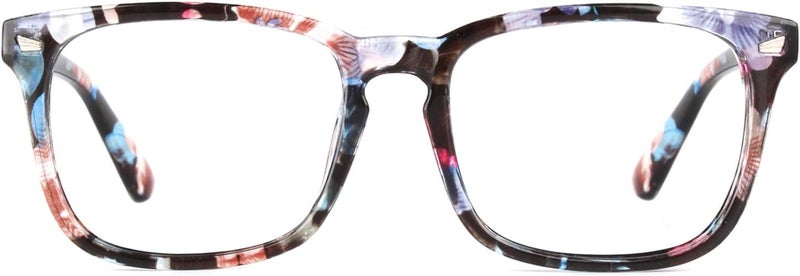 GQUEEN Fashion Glasses Non Prescription Fake Glasses for Women Men Clear Lens Square, 201582 - Image 1